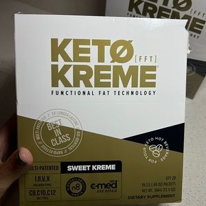 Opened box keto Kreme